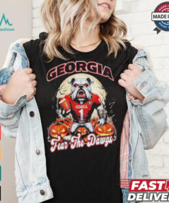 Georgia Bulldogs Fear The Dawgs Halloween Shirt, hoodie, sweater, long sleeve and tank top Georgia Bulldogs Fear The Dawgs Halloween Shirt