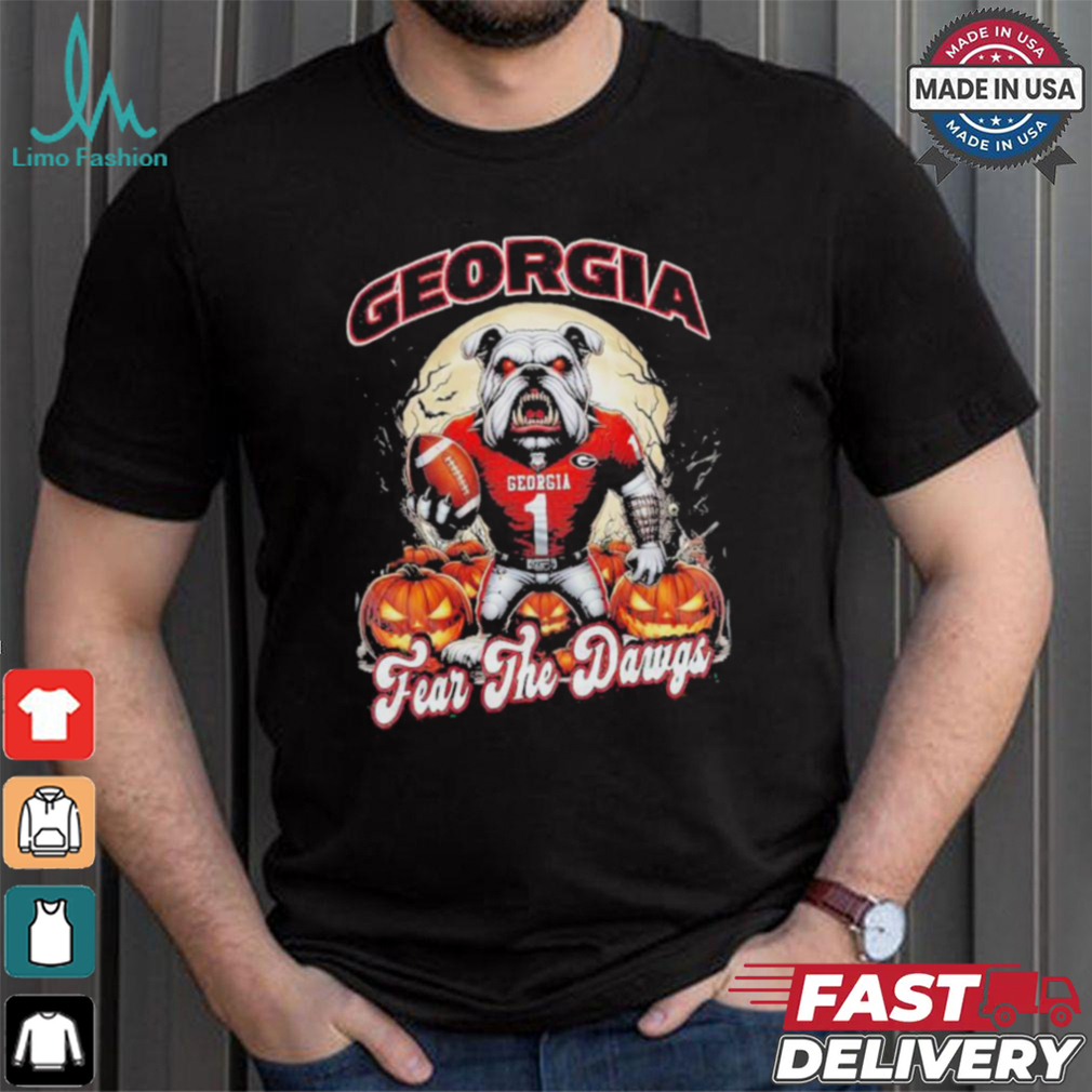 Georgia Bulldogs Fear The Dawgs Halloween Shirt Georgia Bulldogs Fear The Dawgs Halloween Shirt