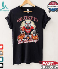 Georgia Bulldogs Fear The Dawgs Halloween Shirt, hoodie, sweater, long sleeve and tank top Georgia Bulldogs Fear The Dawgs Halloween Shirt