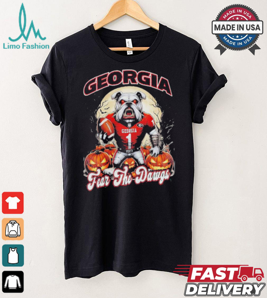 Georgia Bulldogs Fear The Dawgs Halloween Shirt Georgia Bulldogs Fear The Dawgs Halloween Shirt