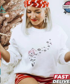 Georgia Bulldogs Floral Dandelion Shirt