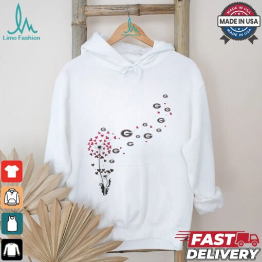 Georgia Bulldogs Flower Shirt