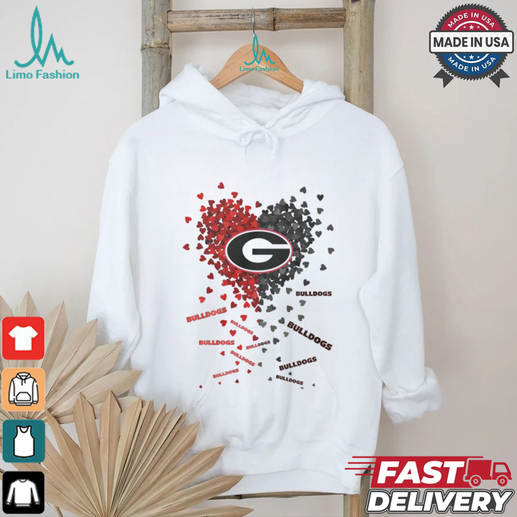 Georgia Bulldogs Heart Shirt Georgia Bulldogs Heart Shirt