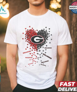 Georgia Bulldogs Heart Shirt
