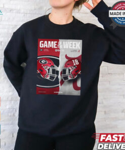 Georgia Bulldogs vs Alabama Crimson Tide Game Of The Week College Football 25 shirt