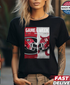 Georgia Bulldogs vs Alabama Crimson Tide Game Of The Week College Football 25 shirt
