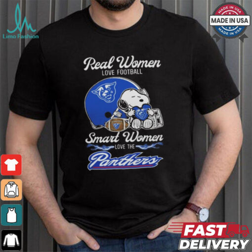 Georgia State Panthers x Snoopy Real Women Love Football Smart Women Helmet 2024 Shirt