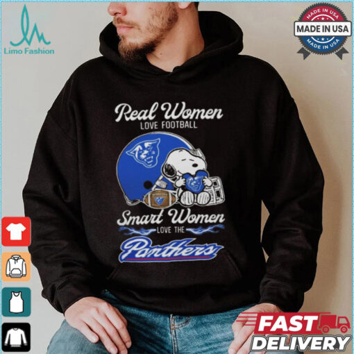 Georgia State Panthers x Snoopy Real Women Love Football Smart Women Helmet 2024 Shirt