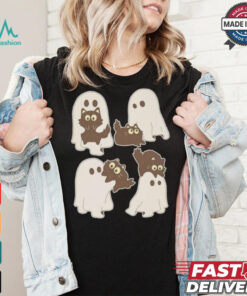 Ghost cats Halloween shirt, hoodie, sweater, long sleeve and tank top Ghost cats Halloween shirt