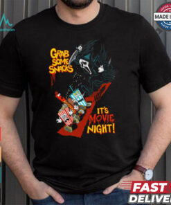 Ghost face at the movies t shirt