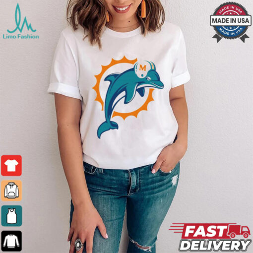 Go Fins Miami Dolphins logo shirt