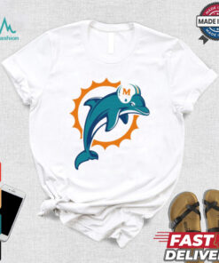 Go Fins Miami Dolphins logo shirt
