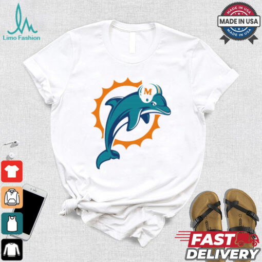 Go Fins Miami Dolphins logo shirt