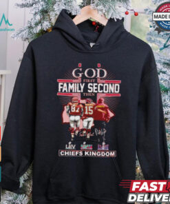God First Family Second Then Kansas City Chiefs Kingdom T Shirt