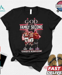 God First Family Second Then Kansas City Chiefs Kingdom T Shirt