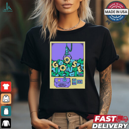 Goose Waukee, Iowa Vibrant Music Hall Concert September 15 2024 Poster shirt