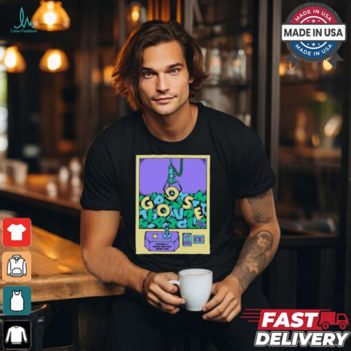 Goose Waukee, Iowa Vibrant Music Hall Concert September 15 2024 Poster shirt