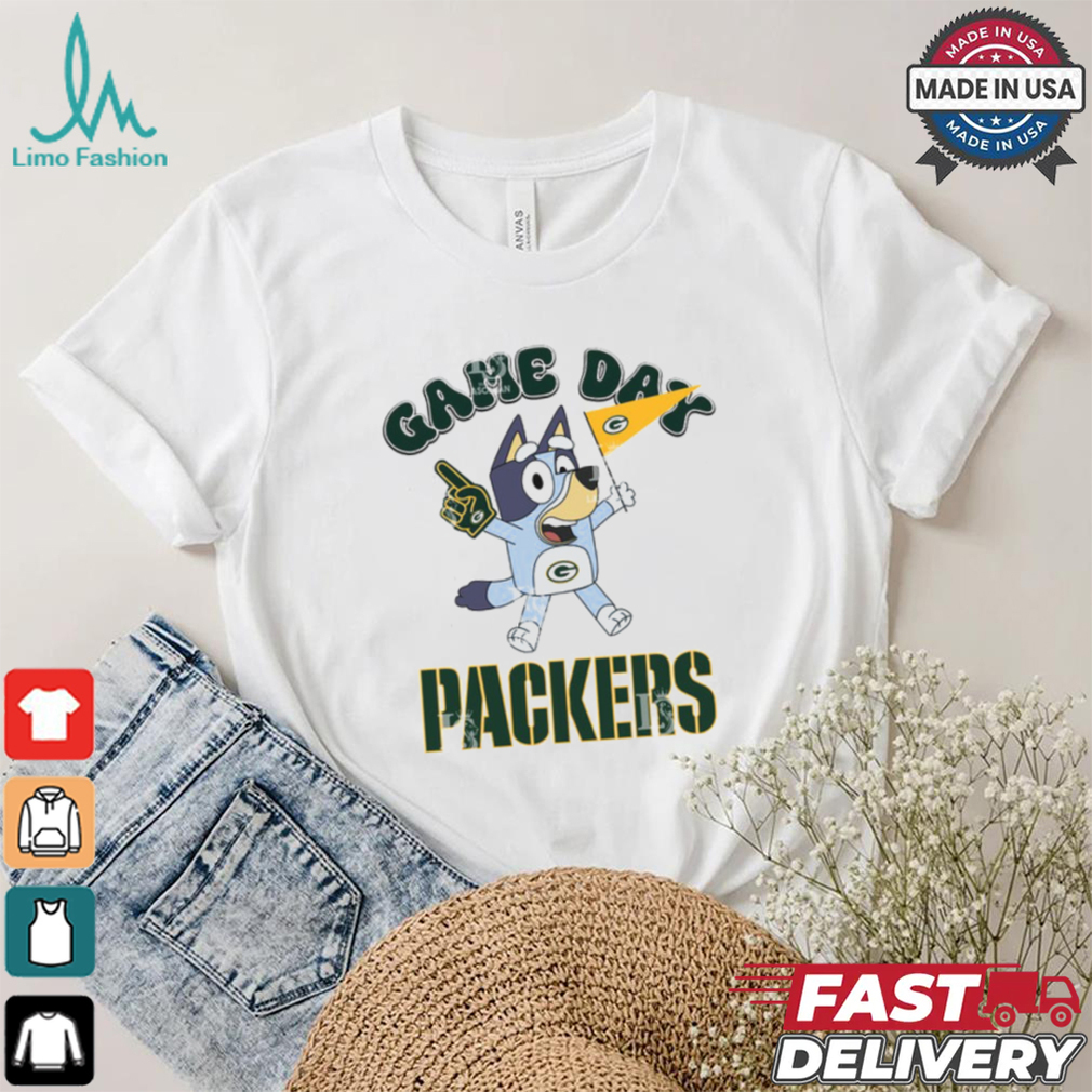 Green Bay Packers Bluey Game Day shirt Green Bay Packers Bluey Game Day shirt