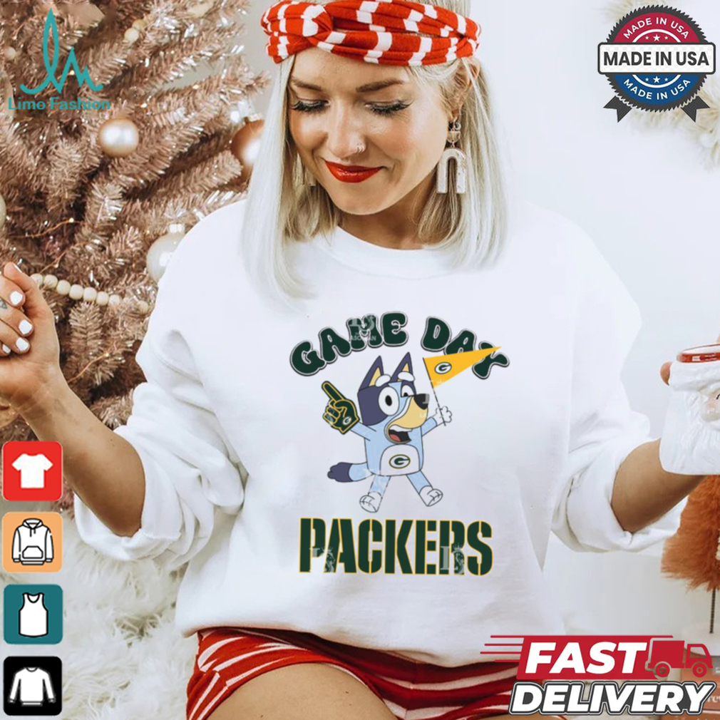 Green Bay Packers Bluey Game Day shirt Green Bay Packers Bluey Game Day shirt