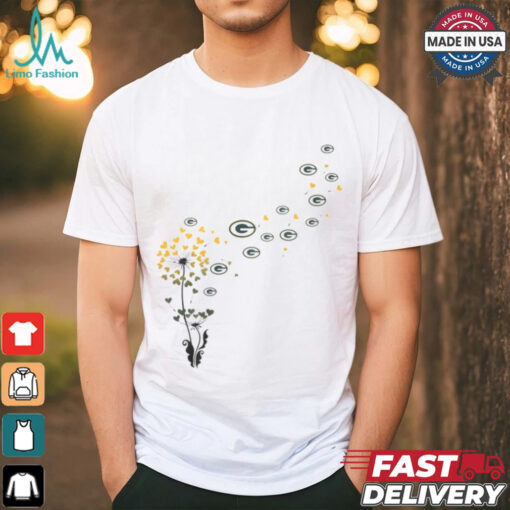Green Bay Packers Flower Shirt