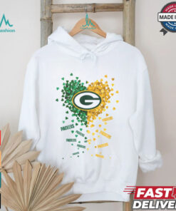 Green Bay Packers Heart Shirt