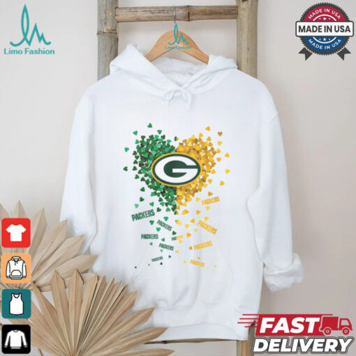 Green Bay Packers Heart Shirt