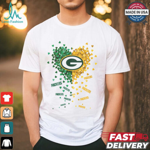 Green Bay Packers Heart Shirt