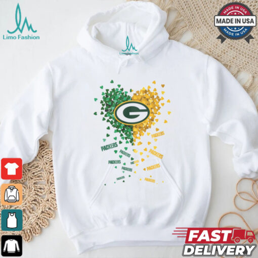 Green Bay Packers Heart Shirt