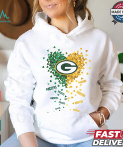 Green Bay Packers Heart Shirt