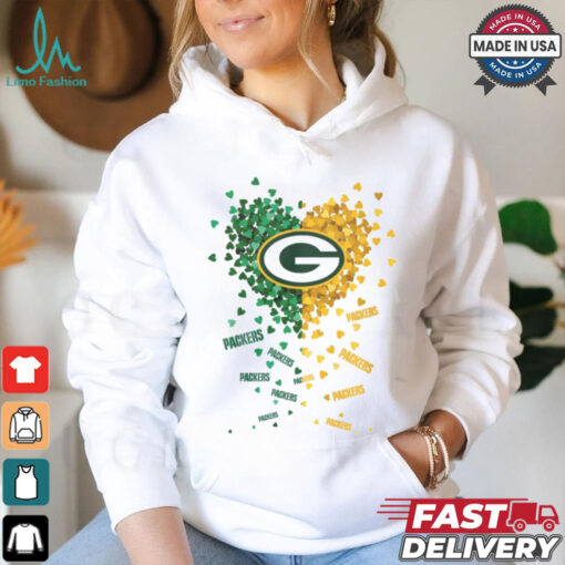 Green Bay Packers Heart Shirt