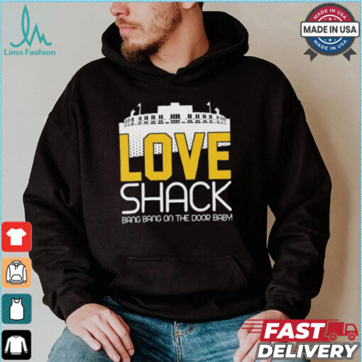 Green Bay Packers Jordan Love shack bang bang on the door baby shirt