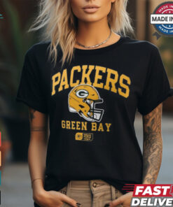 Green Bay Packers Nike Anthracite Helmet Essential T Shirt