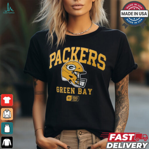Green Bay Packers Nike Anthracite Helmet Essential T Shirt