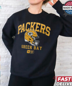 Green Bay Packers Nike Anthracite Helmet Essential T Shirt