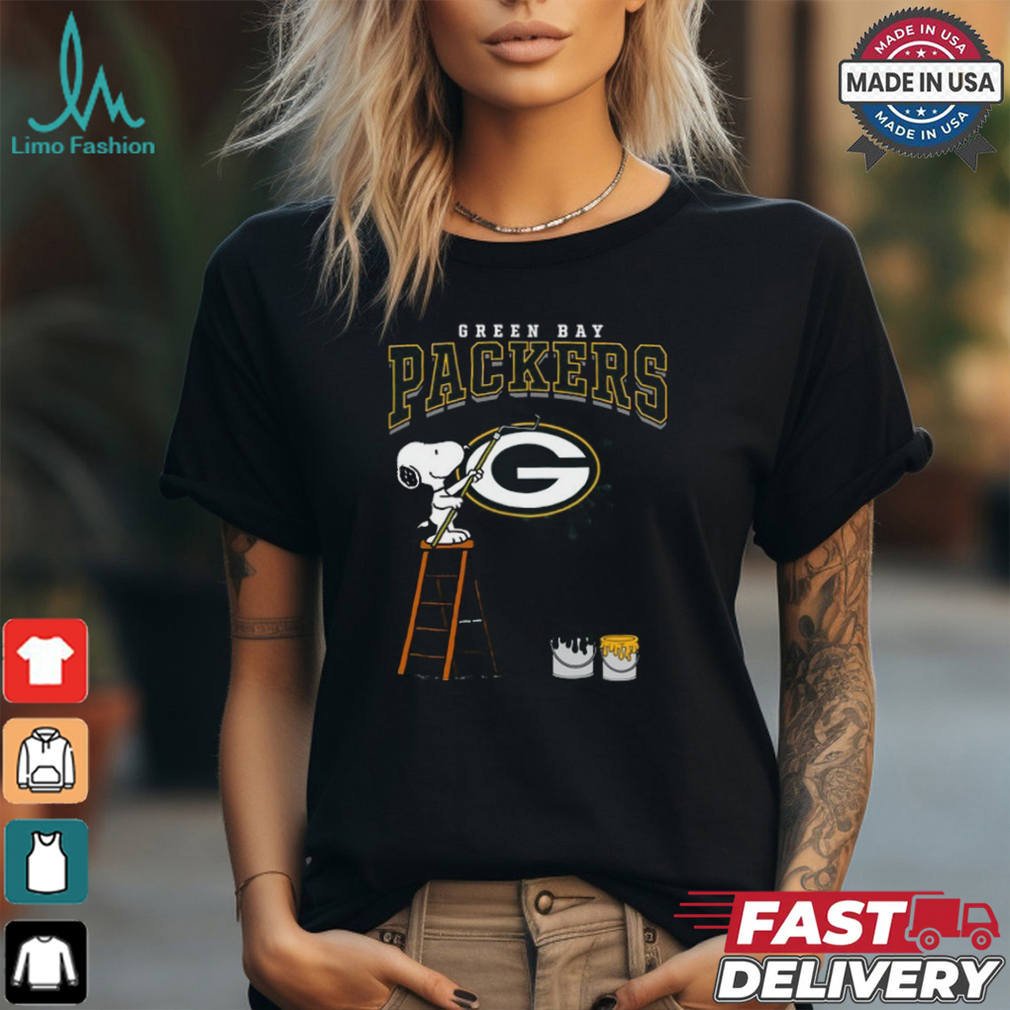 Green Bay Packers Snoopy Painting Shirt Green Bay Packers Snoopy Painting Shirt