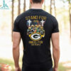 Chicago Bears Stand For The Flag Kneel For The Cross 2024 T shirt