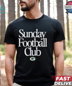 Green Bay Packers Sunday Football Club Heavyweight T Shirt