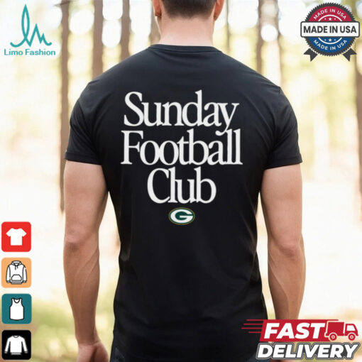 Green Bay Packers Sunday Football Club Heavyweight T Shirt