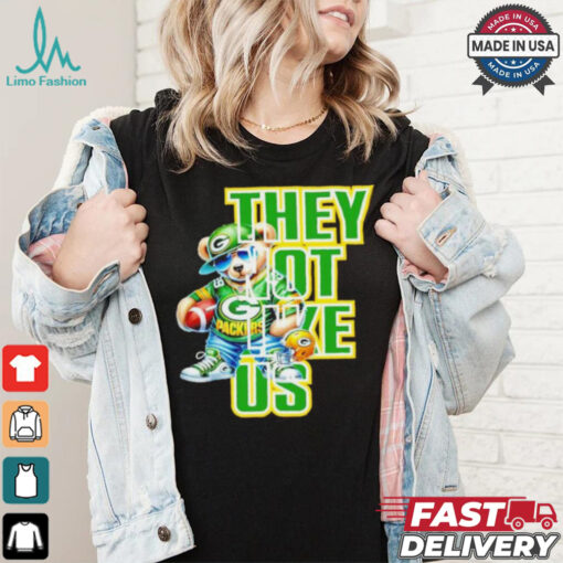 Green Bay Packers bear they not like us shirt