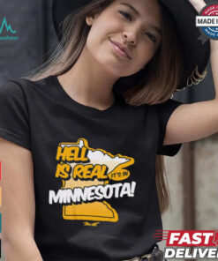 Green Bay Packers hell is real it’s in Minnesota shirt