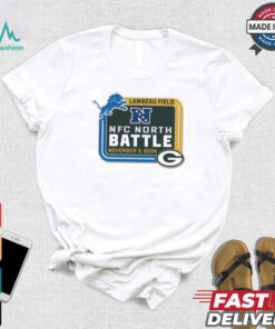 Green Bay Packers vs Detrois Lions Lambeau Field NFC North Battle November 3 2024 Matchup Shirt