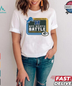 Green Bay Packers vs Detrois Lions Lambeau Field NFC North Battle November 3 2024 Matchup Shirt