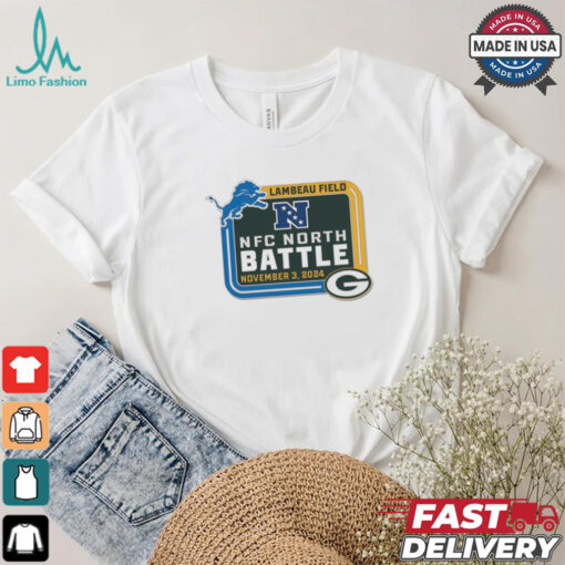 Green Bay Packers vs Detrois Lions Lambeau Field NFC North Battle November 3 2024 Matchup Shirt