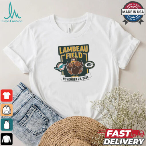 Green Bay Packers vs Miami Dolphins Lambeau Field November 28 2024 Matchup Shirt