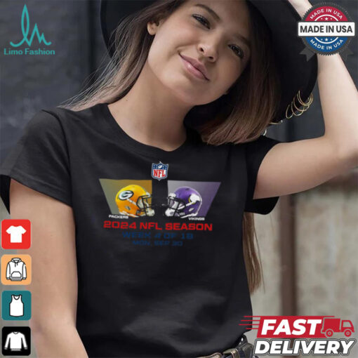 Green Bay Packers vs Minnesota Vikings NFL season week 4 2024 shirt