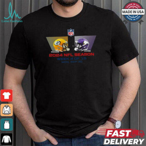 Green Bay Packers vs Minnesota Vikings NFL season week 4 2024 shirt