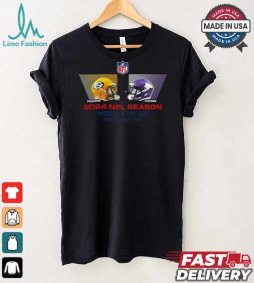 Green Bay Packers vs Minnesota Vikings NFL season week 4 2024 shirt