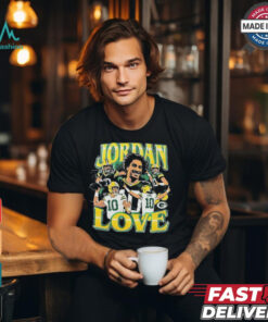 Green bay Packers #10 Jordan Love Mural Graphics t shirt