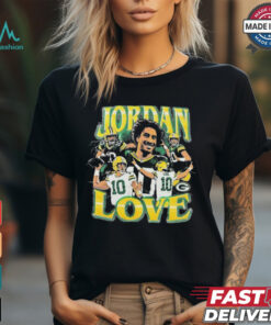 Green bay Packers #10 Jordan Love Mural Graphics t shirt, hoodie, sweater, long sleeve and tank top Green bay Packers #10 Jordan Love Mural Graphics t shirt