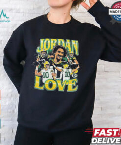 Green bay Packers #10 Jordan Love Mural Graphics t shirt, hoodie, sweater, long sleeve and tank top Green bay Packers #10 Jordan Love Mural Graphics t shirt